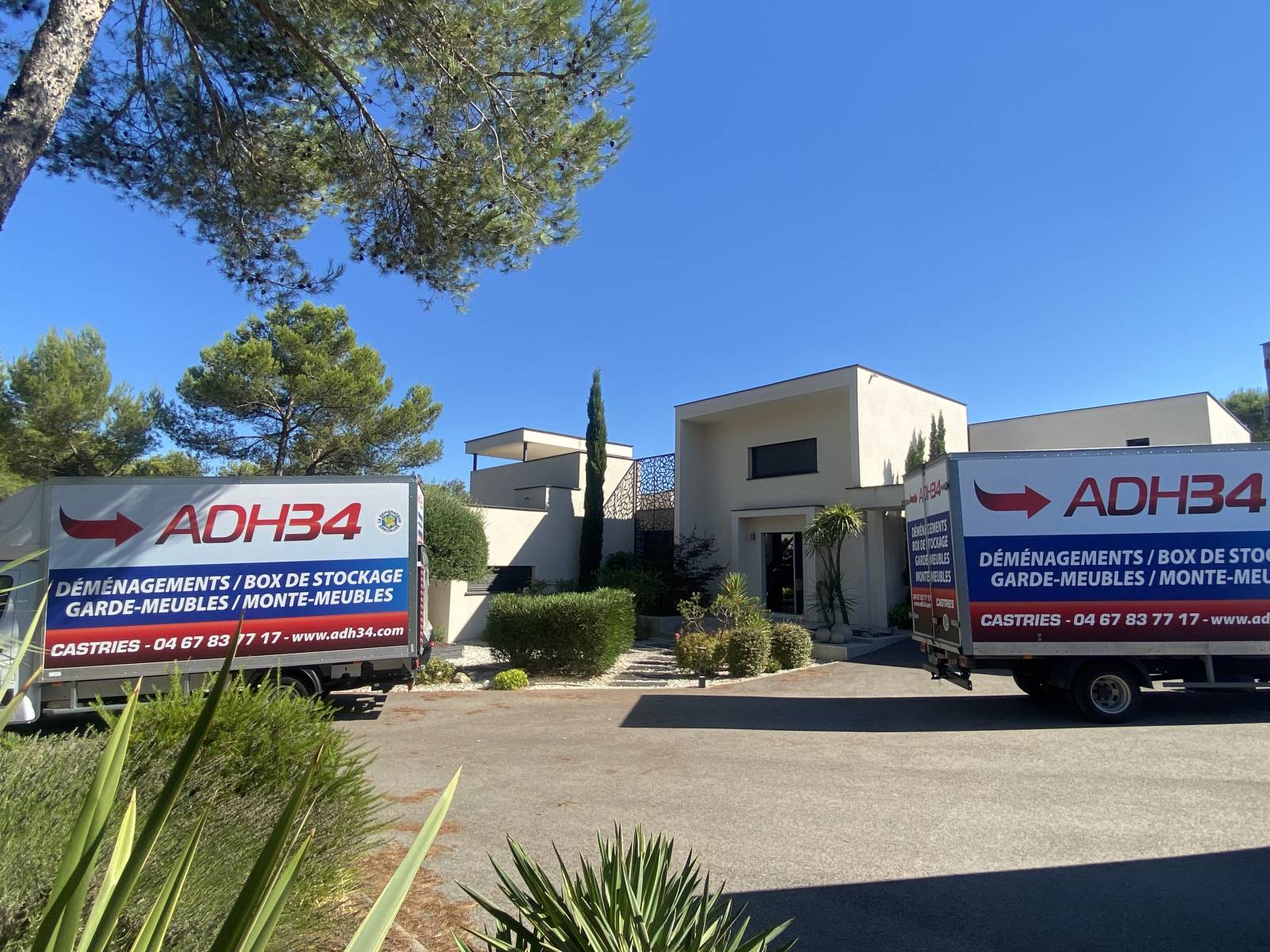 Déménagement avec ADH34 à Castries pour Particuliers dans l'Hérault et les alentours